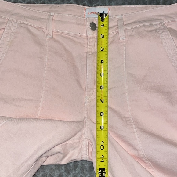 Anthropologie Sundry Rose pants.  100% Cotton.  Cinched Ankles.  Size 27. - Picture 7 of 13